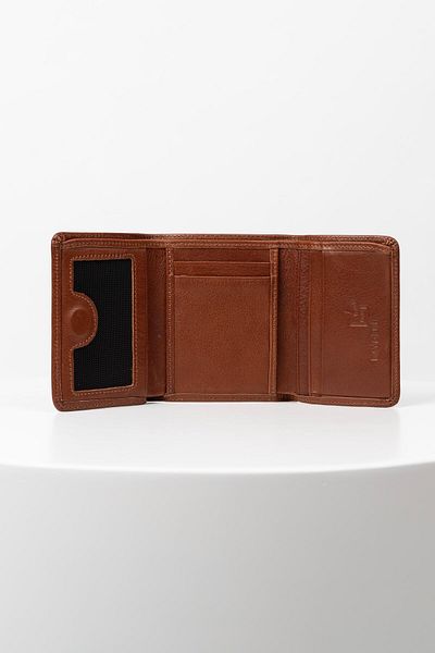 BAYDERİ Olis Men's Genuine Leather Rfid Protected Magnet Closure Card Holder Wallet