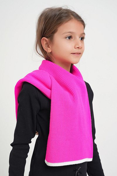 CHUBA Fuchsia Thessaloniki Knitwear Children's Scarf - Chkids108