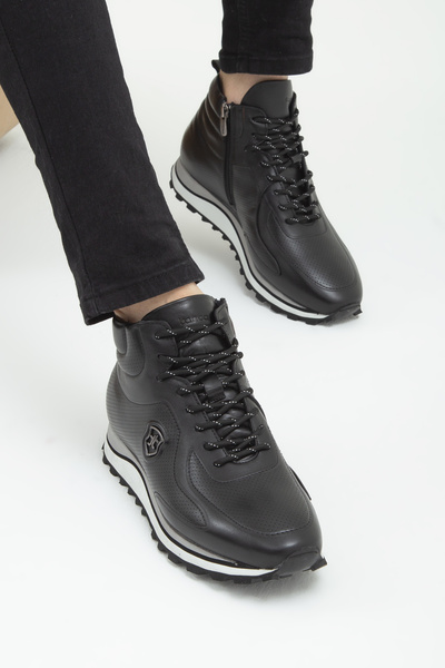 Tamer Tanca Ανδρικές μπότες casual από γνήσιο δέρμα 383 4860 Erk Boots Sk21-22