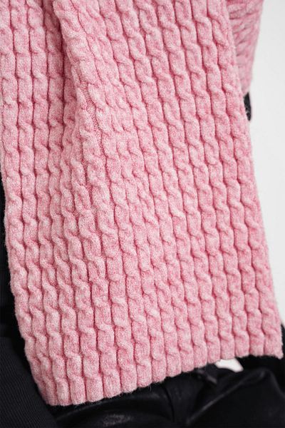 CHUBA Pink Chuba Children's Hair Braid - Soft Button Knitwear Scarf Chkids107