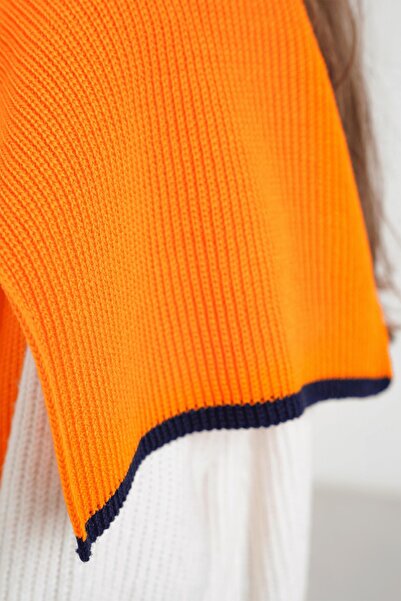 CHUBA Orange Thessaloniki Knit Scarf Beanie Set for Kids Ages 7-9 and 10-12 - Chkıds106