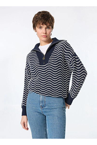 U.S. Polo Assn. BÁZIS. Polo Assn. Női kerékpáros Comfort Fit pulóver - CIANTE DMLS