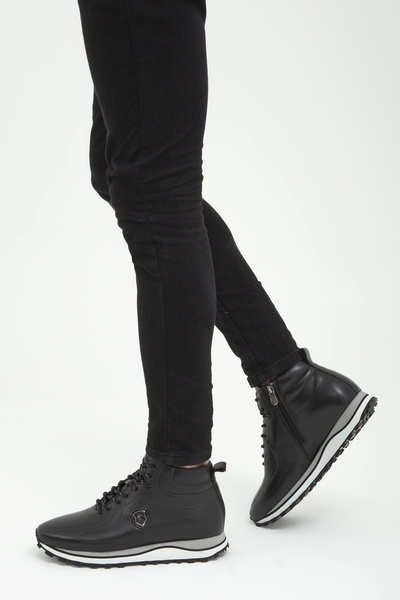 Tamer Tanca Ανδρικές μπότες casual από γνήσιο δέρμα 383 4860 Erk Boots Sk21-22