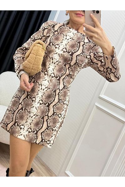 Flow Fit Fit Patterned Dress