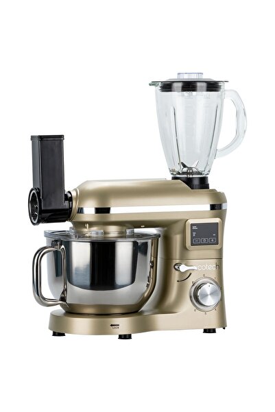 icotech Sm50 Gold 2000w 6,5 Lt Ekranlı Hamur Mayalama Kıyma Çekme Blender Stand Mikser Mutfak Şefi