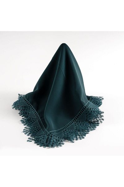 nurfemina Needlework Like Handcrafted Mevlüt & Prayer Cover – Dowry Headscarf Shawl |   Special Day and Gift”