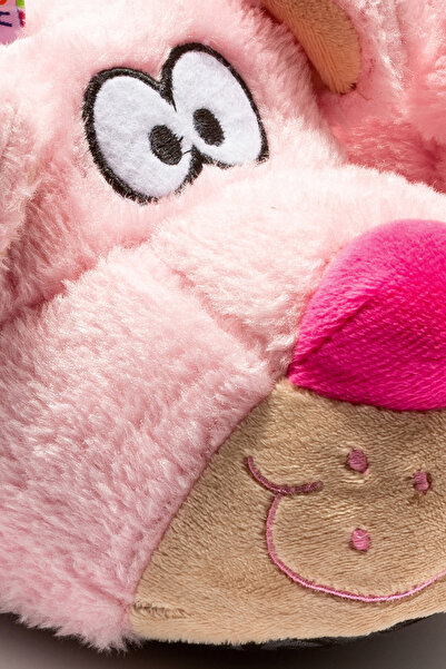 Twigy Pink Fibert Children's Animal Slippers - 30/35