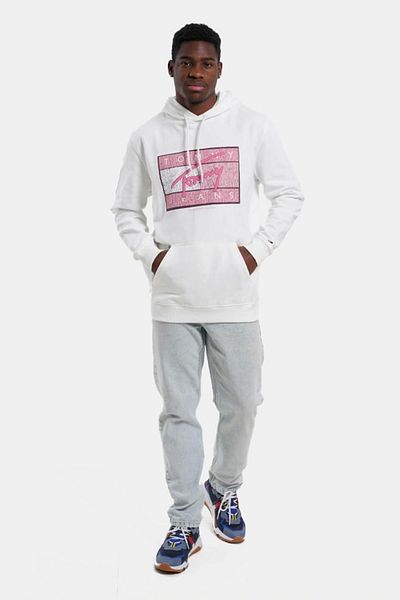 Tommy Hilfiger Ecru Men's Hooded Sweatshirt