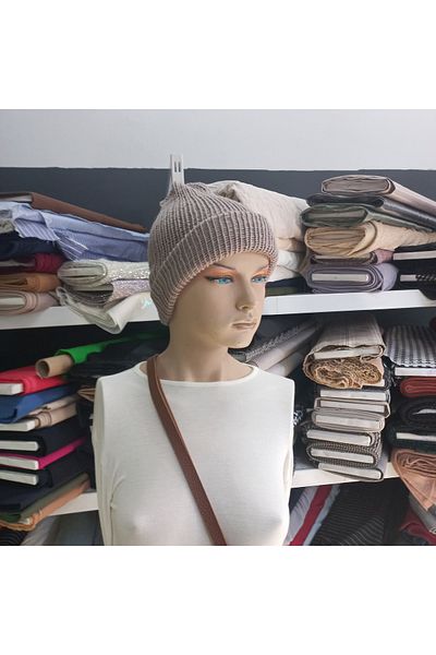 EFİL Pompom Knitted Beret