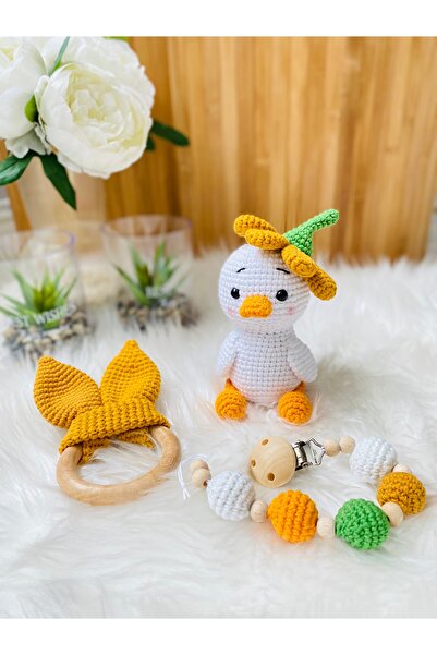 NK GURUMİ Amigurumi Örgü Sevimli Ördek