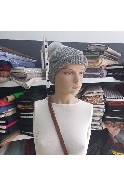 EFİL Pompom Knitted Beret