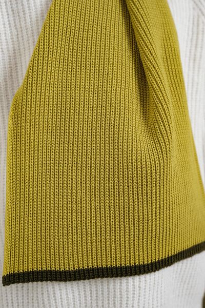 CHUBA Olive Color Thessaloniki Knit Scarf and Beanie Set for Kids Ages 7-9 & 10-12 - Chkıds106