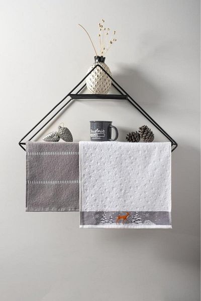 Ender Home Gerbera New Year 2-Piece Gift Towel Set – 30X50Cm