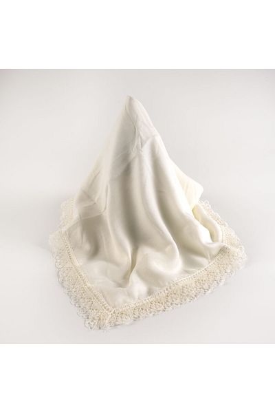 nurfemina Needlework Like Handcrafted Mevlüt & Prayer Cover – Dowry Headscarf Shawl |   Special Day and Gift”