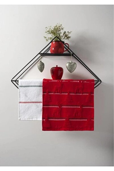 Ender Home Giglio Новий рік 2-х предметний подарунковий набір рушників – 30x50см