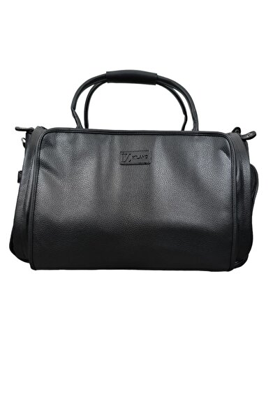 izBAG Çekçekli Suni Deri Takım Elbise ve Seyahat Çantası