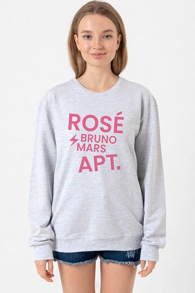 Tshirthane Blackpink Rose Bruno Mars Apt Grimelange Women's 2Ip Sweatshirt
