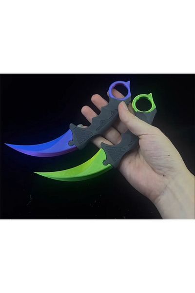 HAND MADE ALL TASARIM 2 Pcs Karambit-Training Toy - All Design