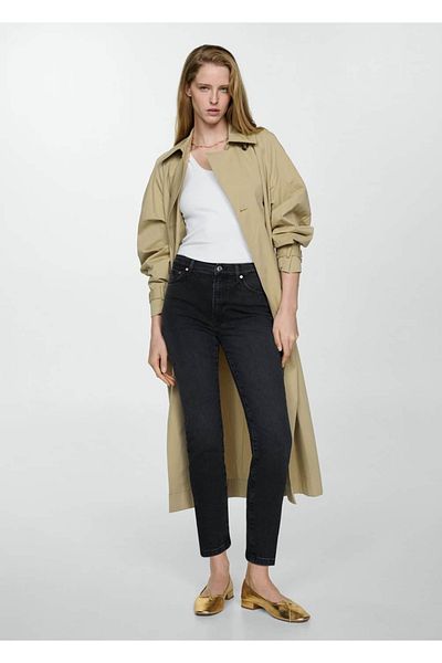 MANGO Woman Cropped Skinny Jeans