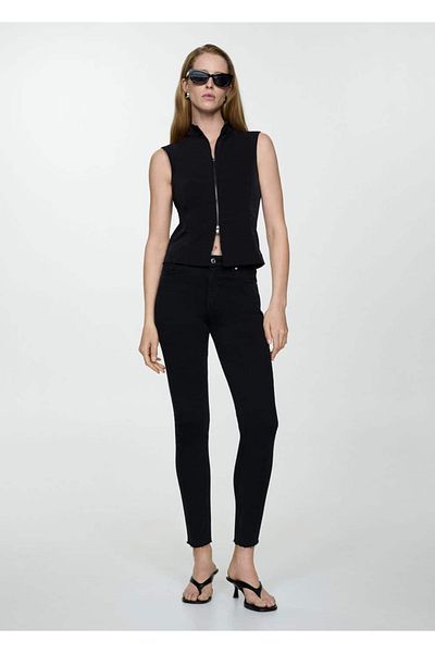 MANGO Woman Skinny cropped jeans
