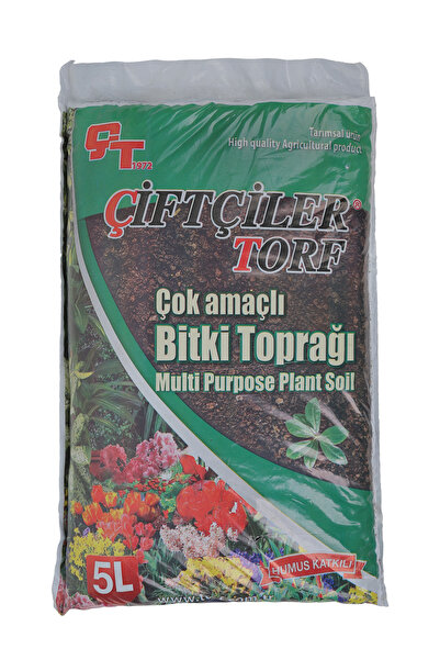 Çiftçiler Bitki Toprağı Torf Toprağı Vitaminli Çiçek Toprağı Karışımlı Torf T...
