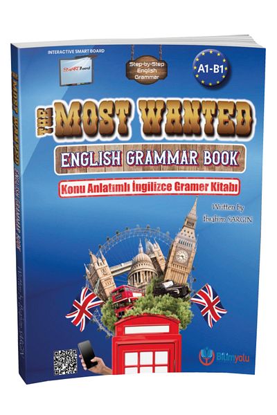 Bilimyolu Yayıncılık Abraham Sargın - Most Wanted English Grammar Book (A1-B1)