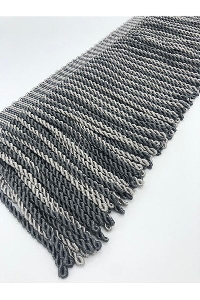 KATMERTEKS Bulyon Fringe 6 Meters Smoke-Anthracite Color