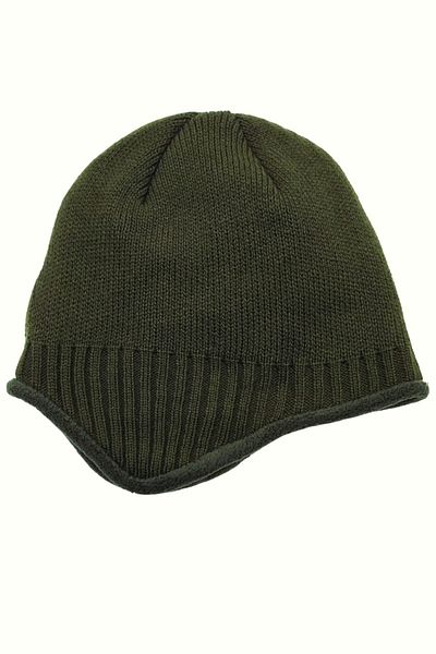 AXE SPORTSWEAR Khaki Color Winter Beanie with Fleece Inside Soft Textured Earmuffs Winter Beanie