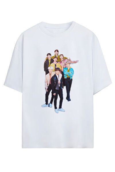 PERISENSE تي شيرت قطني ممشط كبير الحجم 100% قطن - تي شيرت صيفي مريح وفضفاض مط...