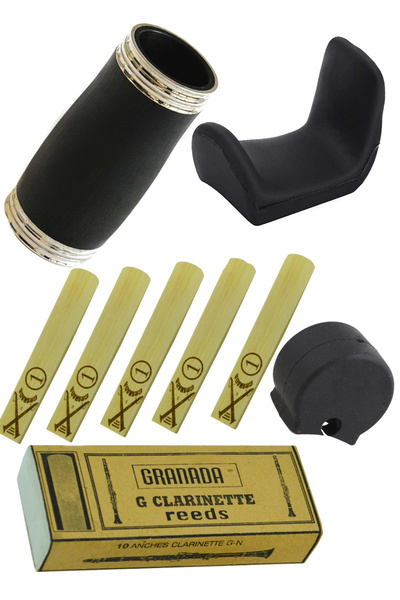 Granada klarnet baril 2 adet parmak dayama 5 adet 1 numara kamış