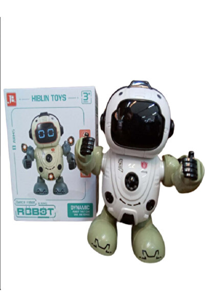 Shem ışıklı müzikli pilli danscı robot