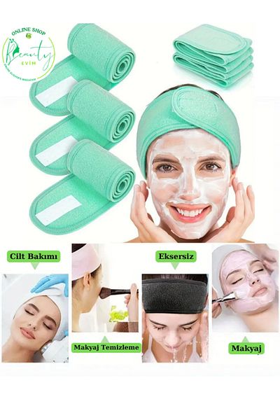 MODA Absorbent Spa Headband for Yoga, Skincare, Facecare and Sports
