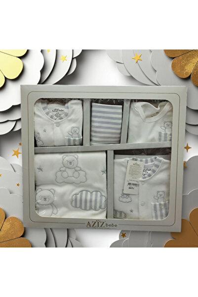 Aziz Bebe 10 Lu Pamuk Hastane Çıkışı Zıbın Seti