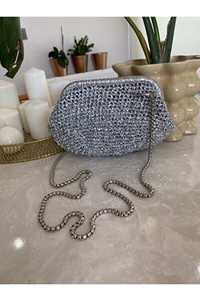 Fazeka Hasır çanta,metalik kağıt ipten çanta,çapraz çanta,örgü çanta