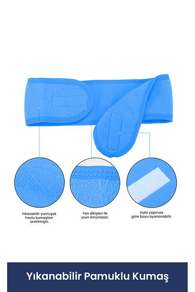 Madetoll Hair Band Makeup and Skin Care Velcro Towel Band