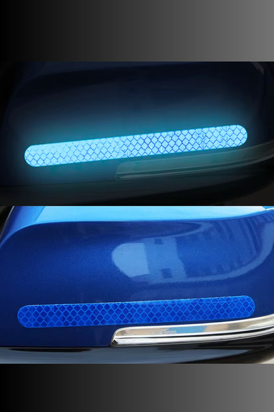 KDOT High Performance 2Pcs Reflective Sticker Set for All Vehicles Without Motor Engine