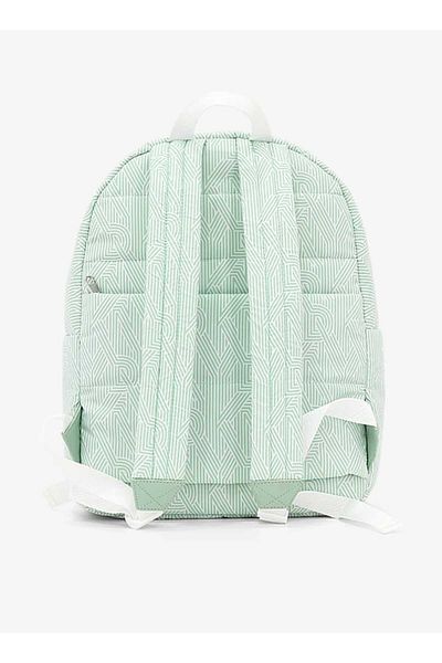Dkny Printed Backpack with Zip Closure and Adjustable Straps