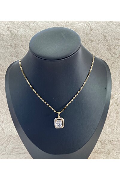 TREND XUPING TAŞLI BAGET  KOLYE