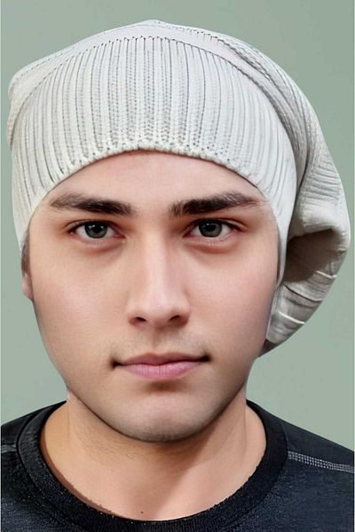 Uniquetrenders Ανδρικά χειμωνιάτικα πλεκτά πλεκτά Beanie και γιακάς λαιμού