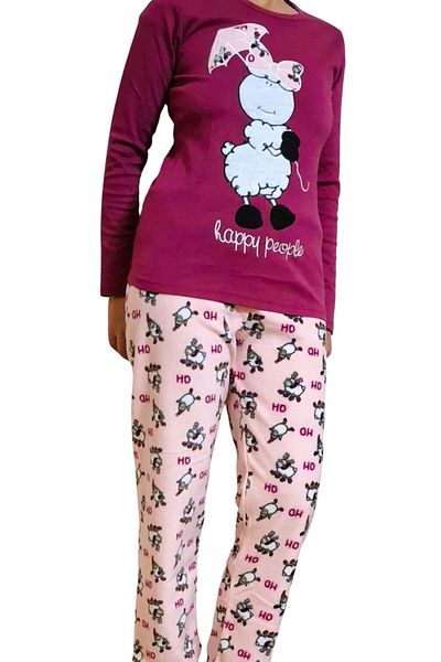 Dika Set pijamale de iarnă DIKA - MOV