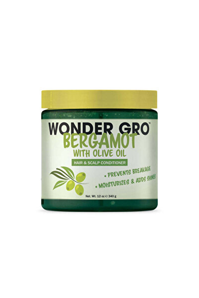Wonder Gro بلسم للشعر وفروة الرأس بالبرغموت وزيت الزيتون 340 جرام