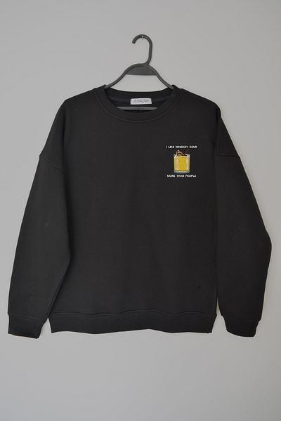 EldenStitch Hanorac oversize unisex brodat Whiskey Sour