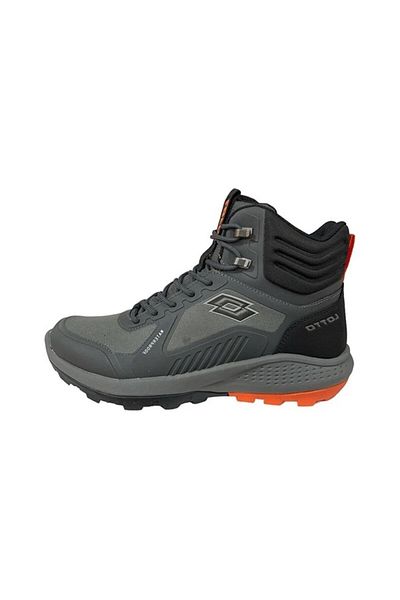Lotto 3W Crowel High Wp 3Pr - Grey and Orange Shoes