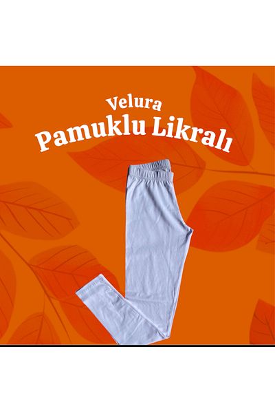 Velura Pijama-jambiere lungi din bumbac Lycra 2li din bumbac pieptănat