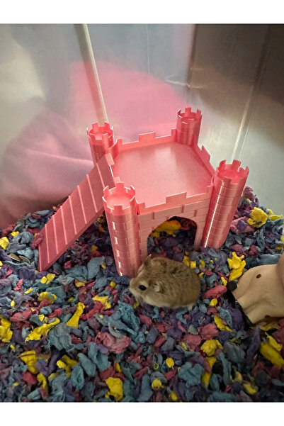 FEEL Hamster evi Kale şeklinde Pet Ürünleri Minik Dostlar