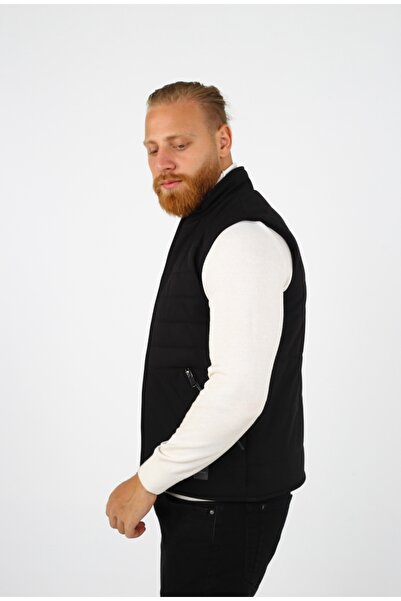 Brango Black Puffer Vest