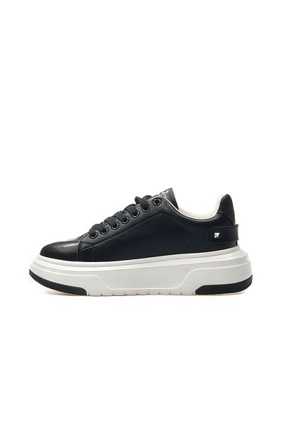 Lufian Adel Women - Genuine Leather Black Casual Daily Shoes 25Y 121230017