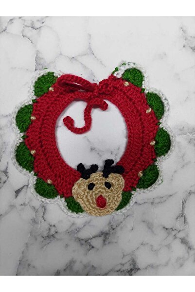 Be Cat عيد الميلاد القط محبوك طوق الرقبة