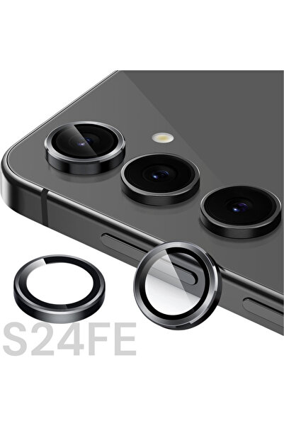 POWELL Compatible with Samsung S24Fe - 9H Extra Hd Camera Lens Protector