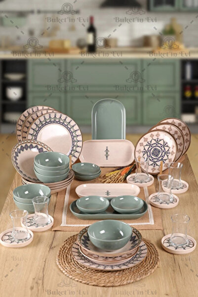 Keramika 6 Kişilik 44 Parça Yemek Ve Kahvaltı Seti